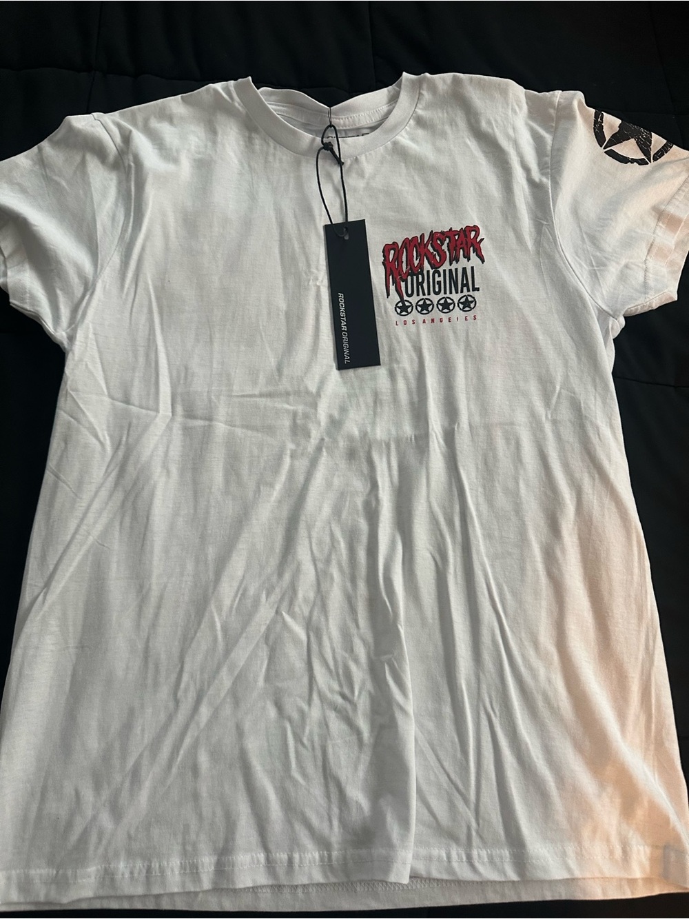 Rockstar Original Kids' White Graphic Tee